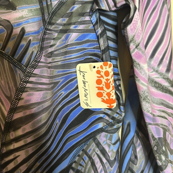 Free People Blue and Purple Long Sleeve Top - Picture 6 of 16